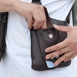 Premium Leather Underarm Shoulder Bag for Men & Women