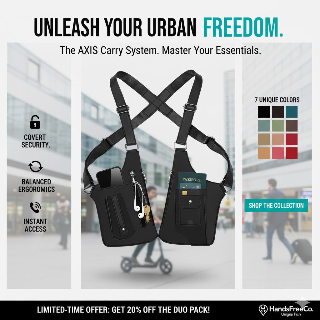 Premium Leather Underarm Shoulder Bag for Men & Women