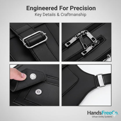 Premium Leather Underarm Shoulder Bag for Men & Women